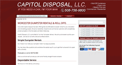 Desktop Screenshot of capitoldisposal.com